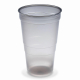 Mehrwegbecher Pfandbecher rauch-grau transparent PP Eichstrich 0,5 l Ø 9,5 cm, 25 Stk.