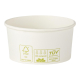 Eisbecher Pappbecher 100% ohne Kunststoff 160ml Ø85 Höhe 43mm weiß, 50 Stk.