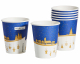 Heißgetränkebecher Winterlandschaft mit Trinkdeckel Eichstrich 200 ml, 75 Stk.
