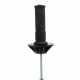 Sparset 6 Rollen Handstretchfolie Handwickelfolie schwarz mit Abroller B'STAR