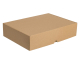 Stülpdeckelkarton DHL-Kleinpaket 346x247x80mm (Außenmaß) braun wiederverwendbar