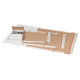 Universalverpackung 300x220mm bis 80mm Höhe Selbstklebeverschluss Aufreißfaden A4 weiß