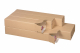 Versandhülsen 435x105x105mm PLAN BOX braun quadratisch mit Selbstklebeverschluss & Aufreißfaden