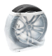 Reifensäcke weiß 650+210×860mm 25my 100% rPE, bis 16" Räder auf Rolle, 100 Stk.