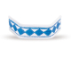 U-Clips VerschlussClips Beutelverschlüsse 40 mm Blau-Weiss Papier, 1000 Stk.