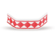 U-Clips VerschlussClips Beutelverschlüsse 40 mm Rot-Weiss Papier, 1000 Stk.
