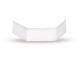 U-Clips VerschlussClips Beutelverschlüsse 33 mm Weiss Papier, 1000 Stk.