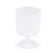Mehrwegbecher Pfandbecher Weinglas transparent PP Eichstrich 0,2 l , 10 Stk.