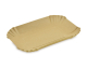 Pappschalen 'Kraft' oval 18 x 13 x 3 cm fettdicht braun, 250 Stk.