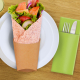 Wrapbecher kraft braun mit Fettbarriere 4x7,5x10cm, 50 Stk.