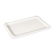 Pappteller aus Frischfaser 16 x 10 cm fettdicht weiß, 250 Stk.