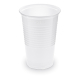 Trinkbecher weiß 200 ml Eichstrich bei 0,2 L, PP, Ø 70 mm, 15 Stk.