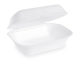 Menüboxen Lunch-Boxen weiß 185x133x75 mm geschäumt, einteilig, 125 Stk.