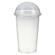 Smoothiebecher + Domdeckel mit Öffnung 500 ml, Ø 95mm, PET, glasklar, 50 Stk.
