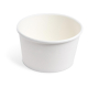 Papierbecher Feinkostbecher Eisbecher rund weiß 350 ml, Ø 11,5 cm, 50 Stk.