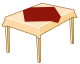 Mitteldecken Airlaid 80 x 80 cm, stoffähnlich, hochwertig gelb, 20 Stk.