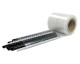 Schlauchfolie 1200mm breit, 100my, transparent, LDPE, 100 lfm.