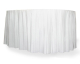 Tischskirting Tischverkleidung selbstklebend, Airlaid, 4m x 72cm gelb