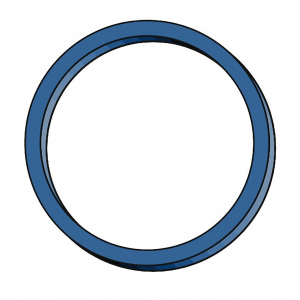 Gummiringe Gummibänder Ø 20mm, 1mm in blau, ca. 370 Stk., 50 gr.