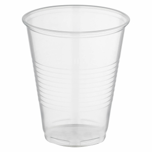 Trinkbecher klar mit Eichstrich 0,3 l, 300ml, PP, stabil, Ø 95 mm, 50 Stk.