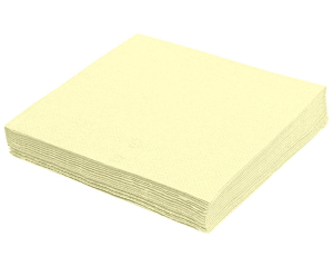 Servietten 33 x 33 cm 1/4 -Falz, 2-lagig champagner, 50 Stk.