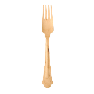 PAPSTAR 'pure' Holzgabeln 19,5 cm natur in schönem Vintage Design, 50 Stk.