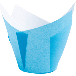 Muffin-Tulip-Wraps Ø 50 x 85 mm hellblau, 160x160 mm, 200 Stk.