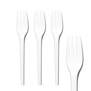 Gabeln aus CPLA, weiß, 16.3cm, 50 Stk.