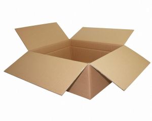Faltkarton 550x450x(150)-200mm mit variabler Höhe 2-wellig braun