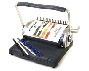 PAVO Bindemaschine PROFIMASTER S100, für Plastikbindung, robuste Office-Maschine
