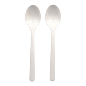 Suppenlöffel Esslöffel Mehrweg 185mm aus PP extra stabil weiss, 50 Stk.
