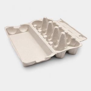 Eierverpackungen für 10 Eier uni weißlich, 82 Stk., für S, M, L