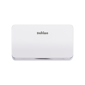 Satino Hyginity Falthandtuchspender XS, System PT3, 17,6 cm x 30,1 cm x 15,1 cm, weiß