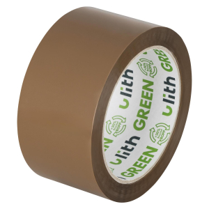 ULITH GREEN Packband Klebeband 50mmx66m mit Recyclinganteil, leise, braun