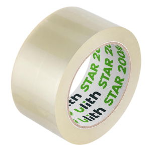 ULITH Star 2001 Packband Klebeband 50mm x 66m PP extra dick 63µm transparent