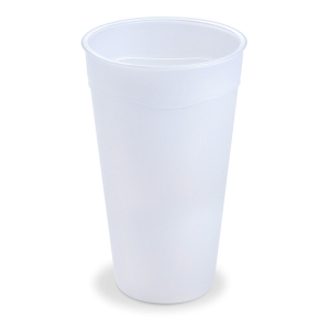 Mehrwegbecher transparent milchig transluzent Eichstrich 500ml Ø 90mm, 10 Stk.