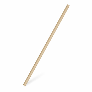 Papiertrinkhalme für Kaltgetränke, gerade natur 20 cm Ø 6 mm, 100 Stk.