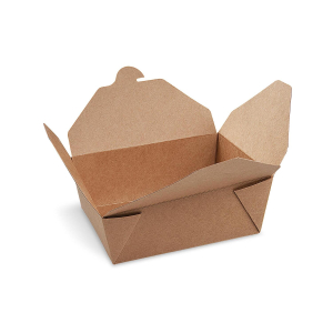 Food Boxen To GO 'S' 700ml kraft PE 110x89x64mm fettdicht, 50 Stk.