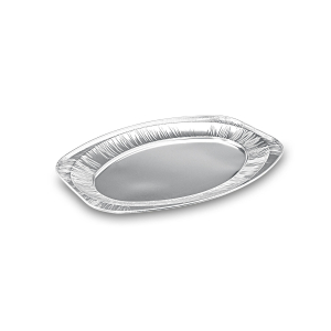 Alu-Catering-Platten Aluminium-Partyplatten Servierplatten 43 x 29 cm, 10 Stk.
