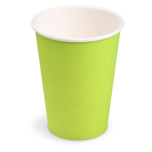 Getränkebecher Party/Pappbecher grün 240ml, Ø 74mm, 10 Stk.