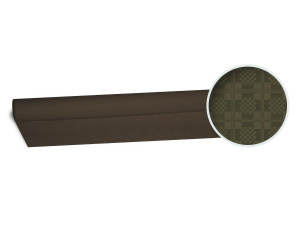 Damasttischdecke Tischtuch aus Papier, gerollt 1,20m x 8m, braun