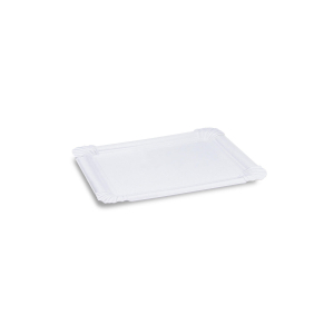 Einweg-Pappteller aus Frischfaser 20 x 16,5 cm fettdicht weiß, 250 Stk.