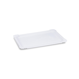 Pappteller aus Frischfaser 17,5 x 25 cm fettdicht weiß, 250 Stk.