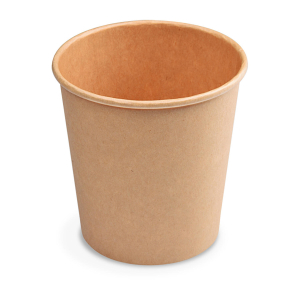 Heiß- und Kaltgetränkebecher Pappbecher braun 150ml 200ml 'S' Ø 73mm, 50 Stk.