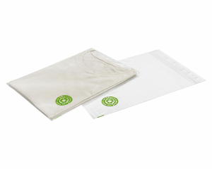 Adhäsionsverschlussbeutel mit Klappe aus Recyclat rLDPE 225x310mm 40my, 100 Stk.