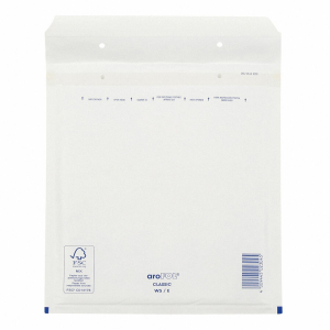 AROFOL CLASSIC Luftpolstertasche 5/E-15W, 220x265mm, für B5+, weiß