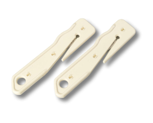 Luftpolsterfolienschneider, 'White Blade', weiß